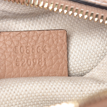 Gucci Pebbled Calfskin Small Soho Disco Bag Rose Beige 7 of 9