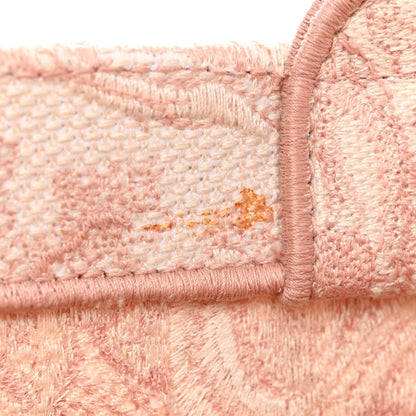 Christian Dior Canvas Toile De Jouy Embroidered Medium Book Tote Pink 10 of 10