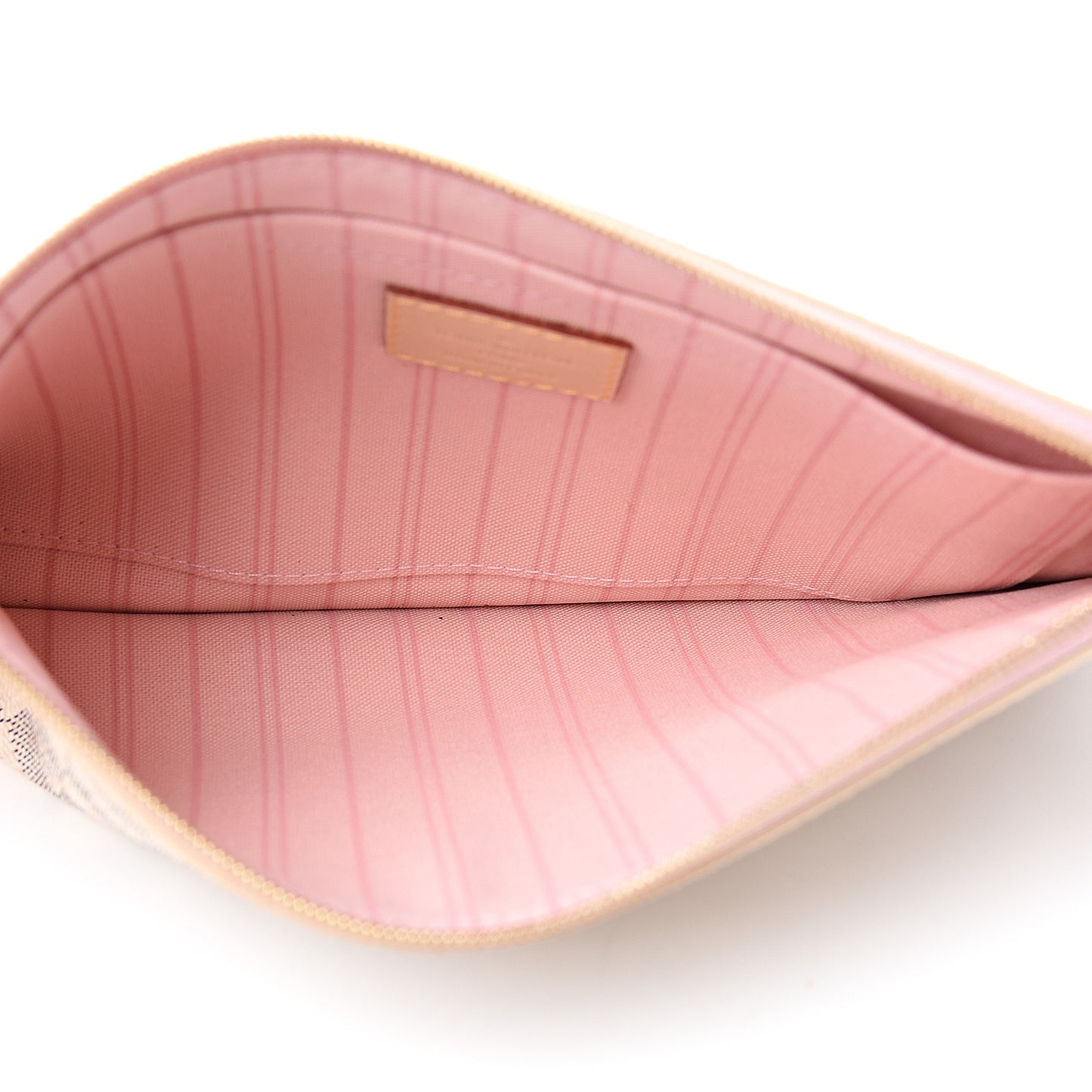 Damier Azur Neverfull MM GM Pochette Rose Ballerine