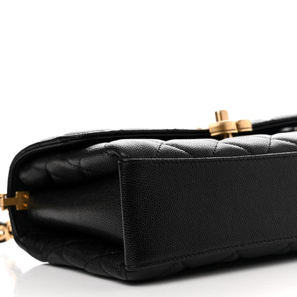 Chanel Caviar Quilted Medium Carry Me Top Handle Flap Black 9 of 11