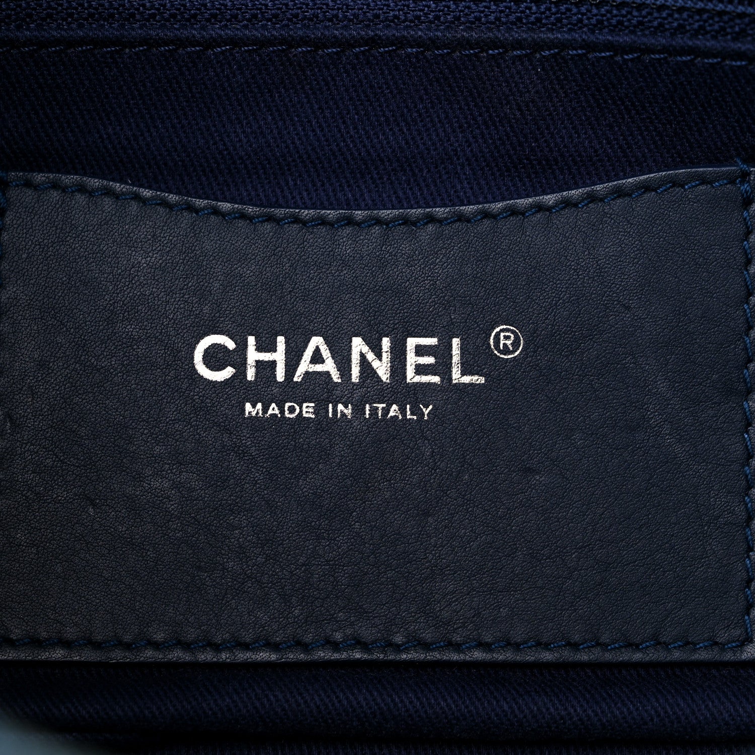 Chanel Denim Quilted Camellia Embroidered Medium Flap Blue 6 of 10