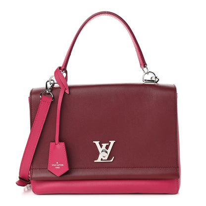 Louis Vuitton Calfskin Lock Me II Pink Red 1 of 8