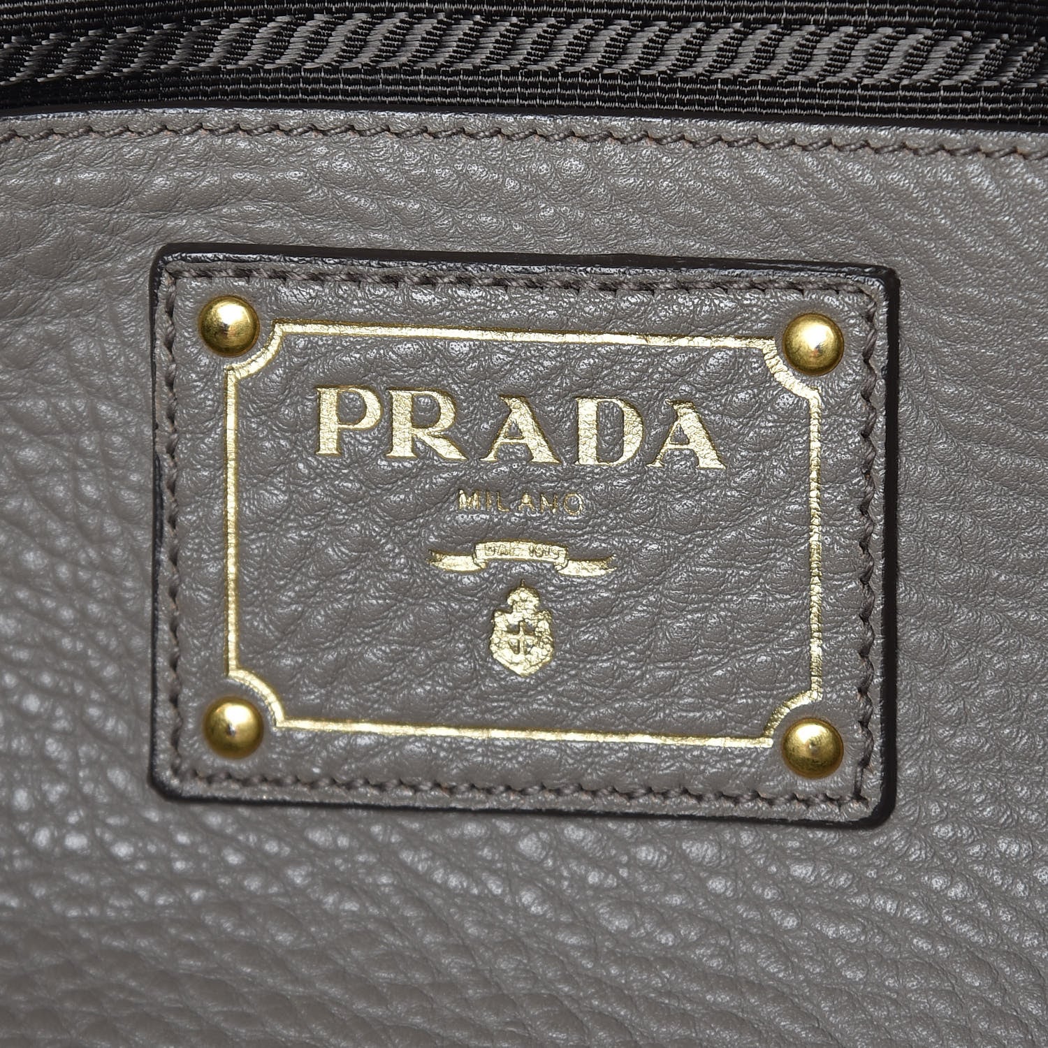 Prada Vitello Daino Side Zip Tote Argilla 9 of 14
