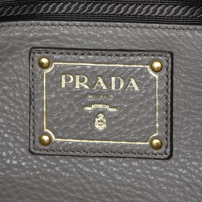 Prada Vitello Daino Side Zip Tote Argilla 9 of 14