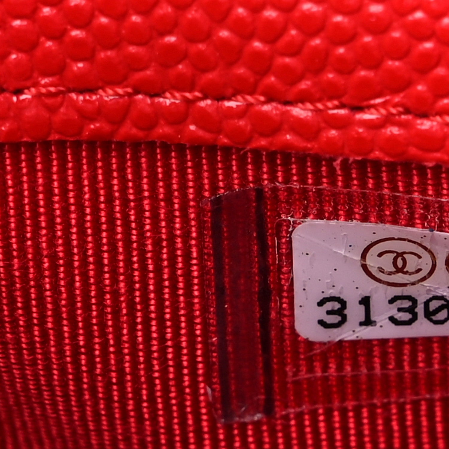 Chanel Caviar Quilted Flap Phone Holder With Chain Red 9 of 12