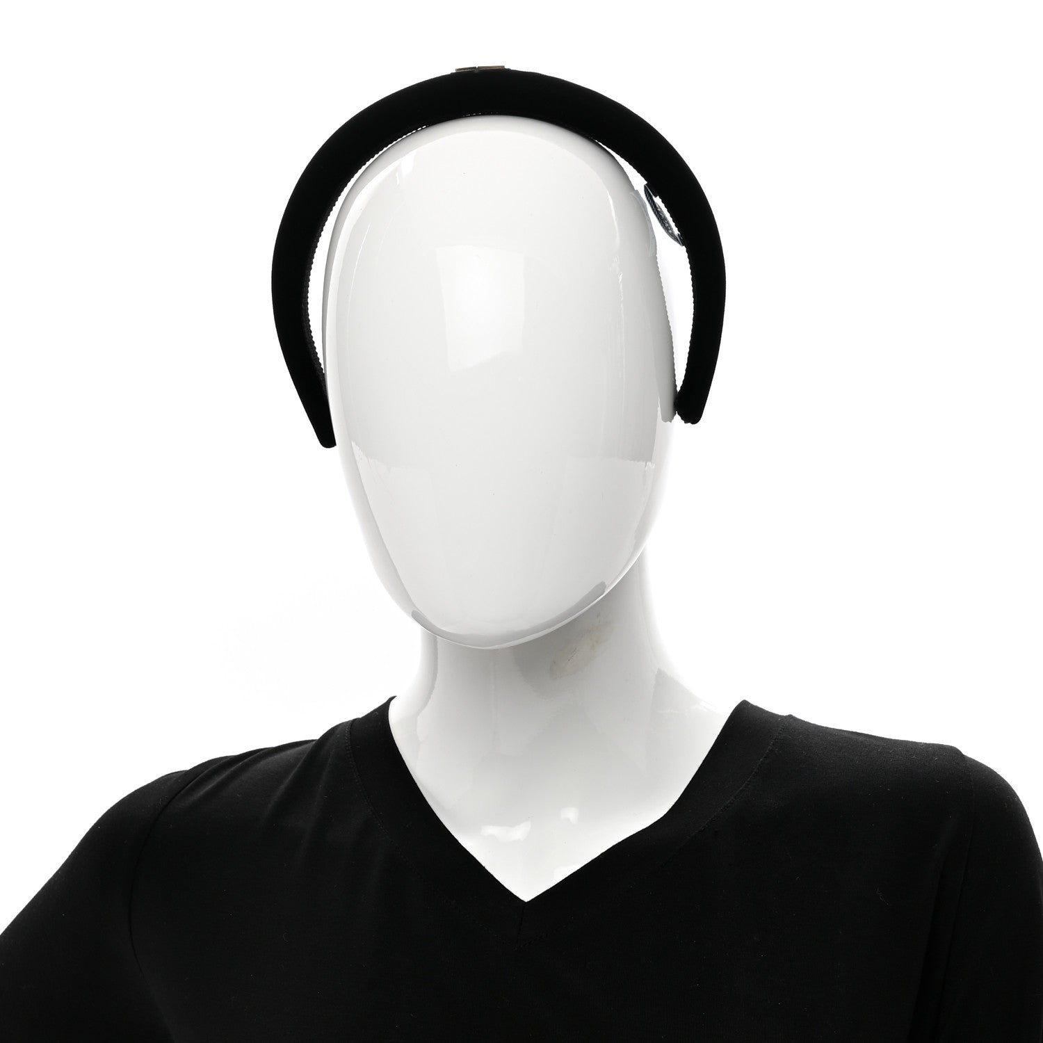 Prada Velvet Headband Black 2 of 7