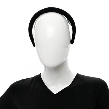 Prada Velvet Headband Black 2 of 7