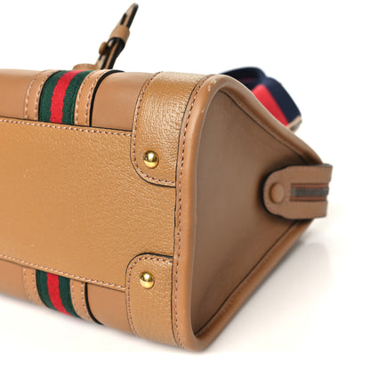Gucci Koi Calfskin Small Bauletto Duffle Top Handle Bag Camel 10 of 10