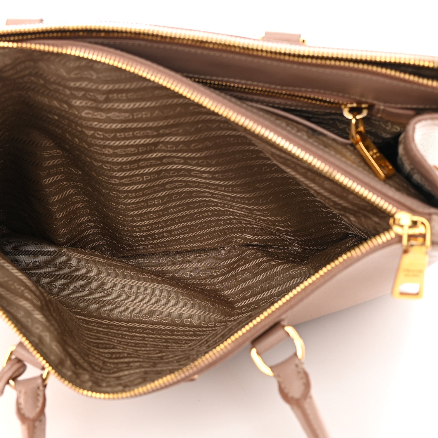 Prada Saffiano Large Galleria Double Zip Tote Cammeo 7 of 29