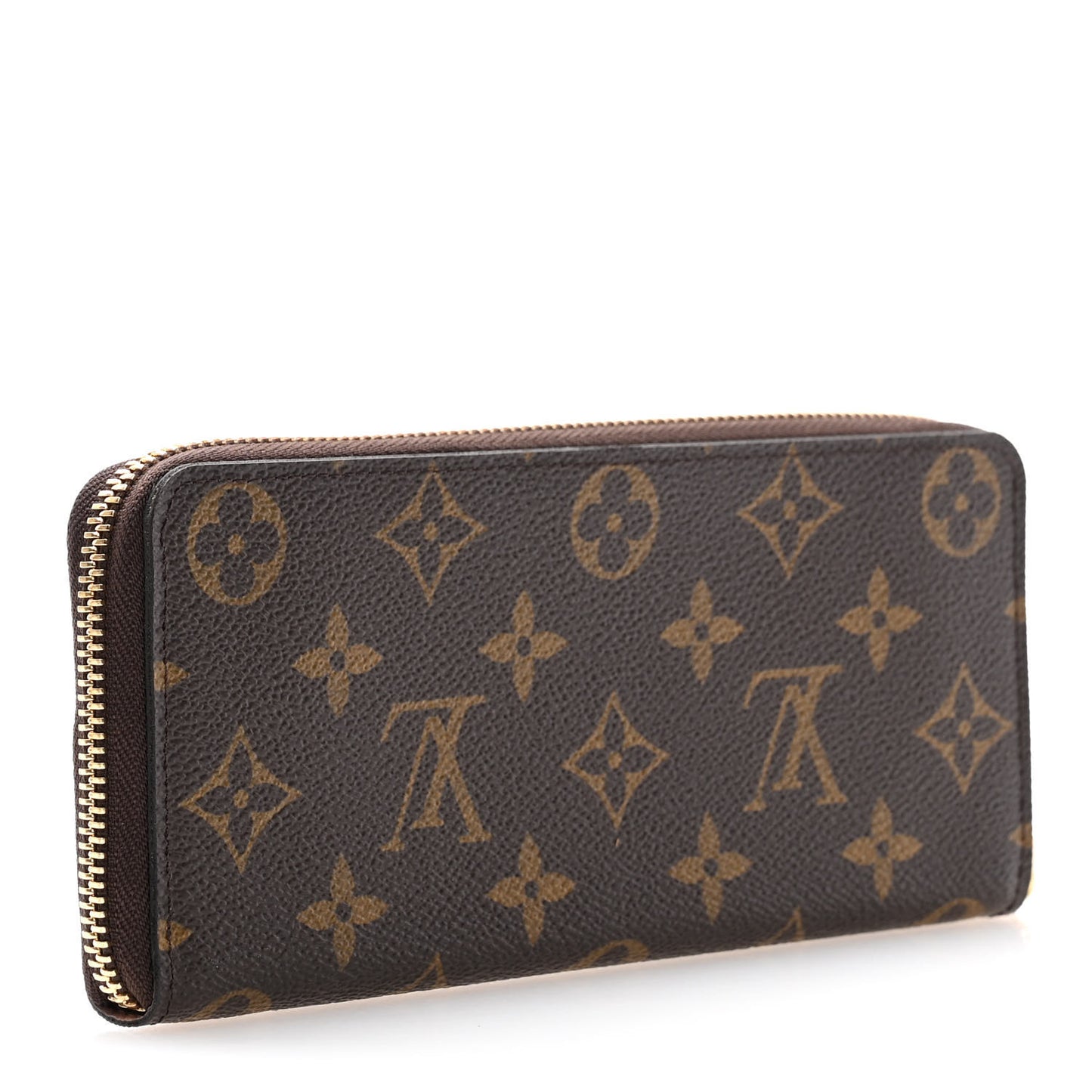 Monogram Clemence Wallet Rose Ballerine