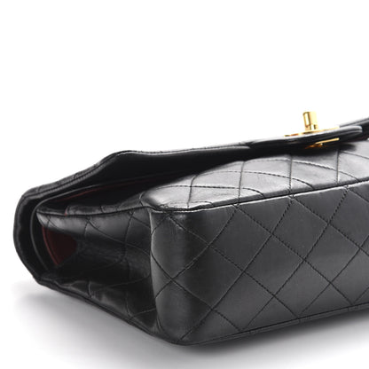Chanel Lambskin Quilted Medium Double Flap Black 7 of 15