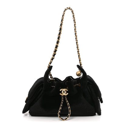 Chanel Pony Hair Mini Chanel 25 Handbag Black 1 of 10