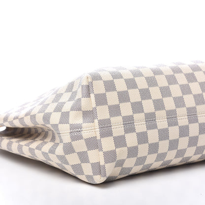 Louis Vuitton Damier Azur Graceful MM Rose Ballerine 7 of 9