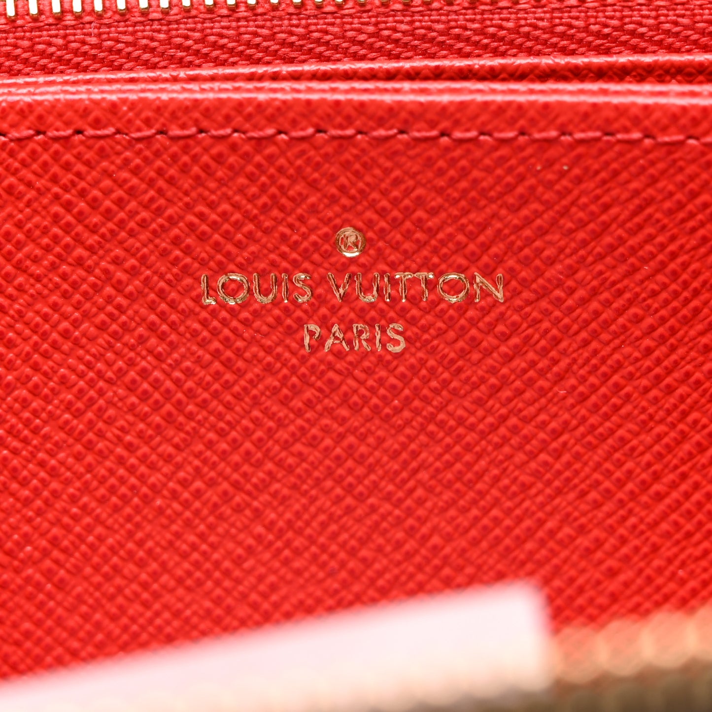 Monogram Zippy Wallet Coquelicot