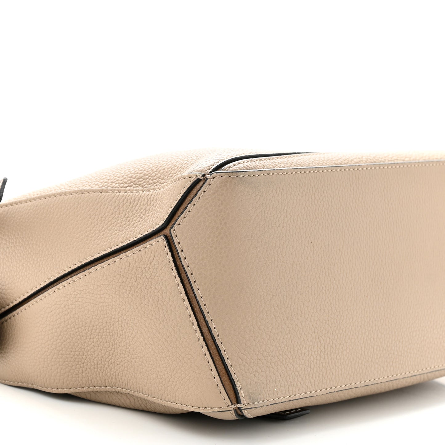 Grained Calfskin Small Puzzle Bag Sand Mink