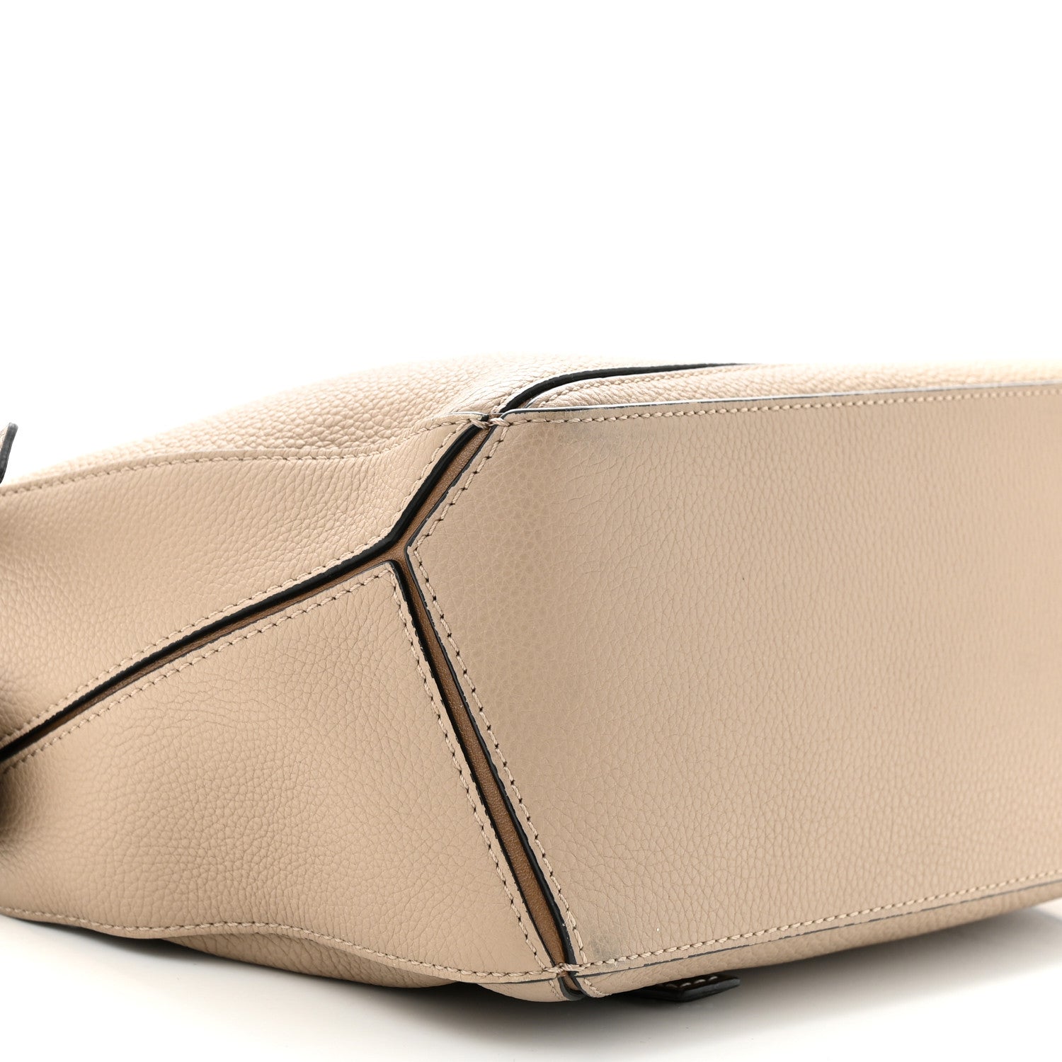 Loewe Grained Calfskin Small Puzzle Bag Sand Mink 8 of 12