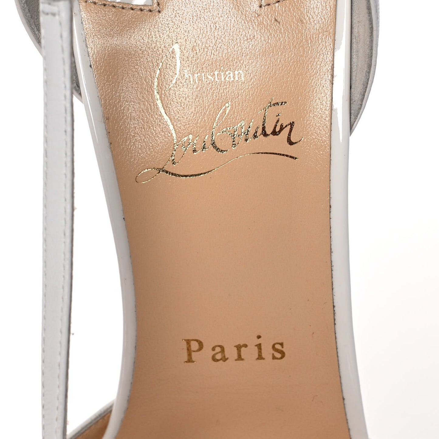 Patent Kid Round And Square 100 Pumps 40.5 Bianco