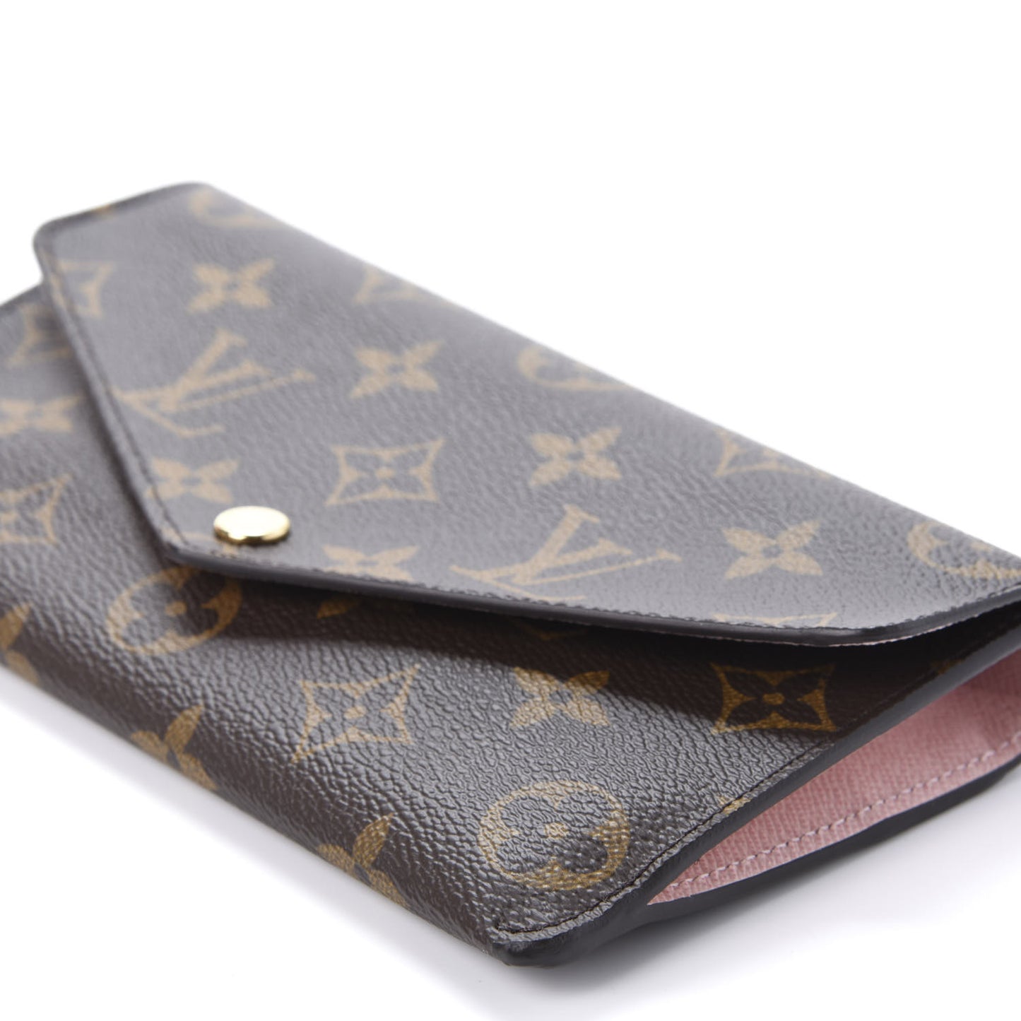 Monogram Jeanne Wallet Rose Ballerine