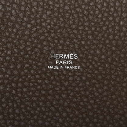 Hermes Taurillon Clemence Picotin Lock 22 MM Etoupe 6 of 12