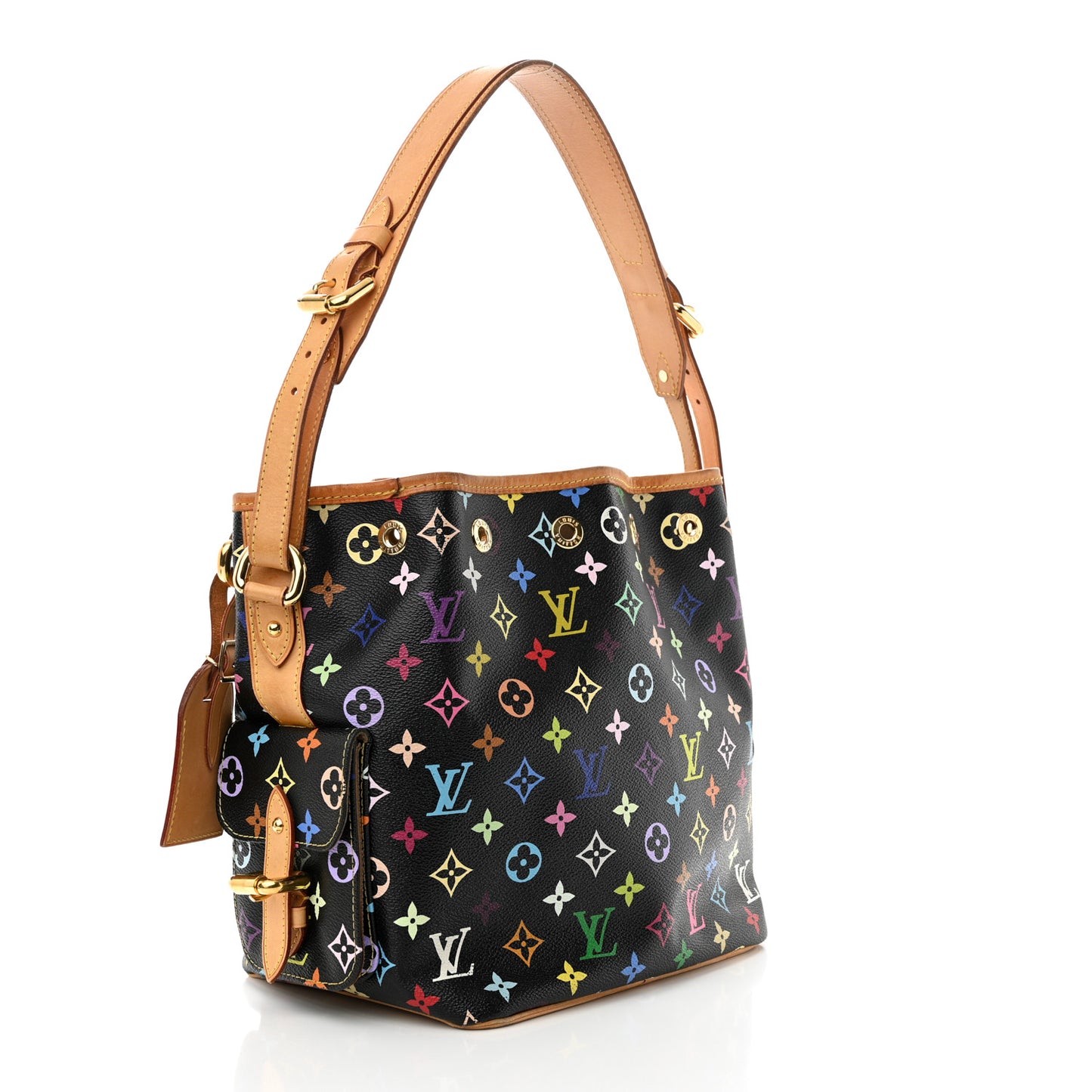 Monogram Multicolor Petit Noe Black