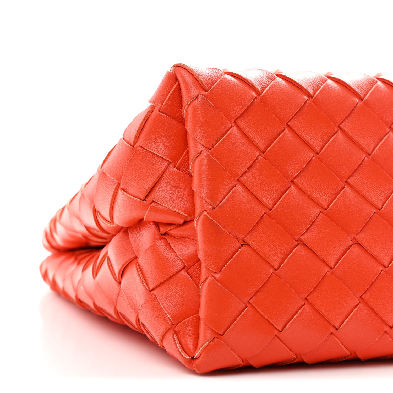 Bottega Veneta Nappa Intrecciato Small Andiamo With Chain Shoulder Bag Orange 8 of 9