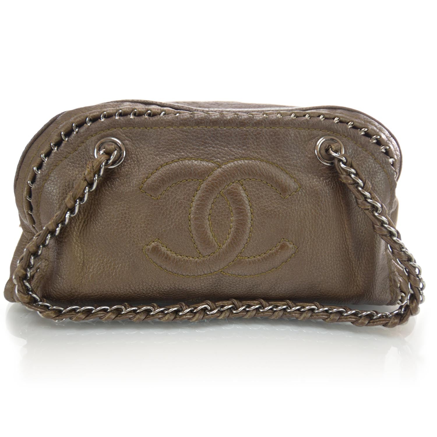 Chanel Luxe Ligne Bowler Bronze 1 of 10