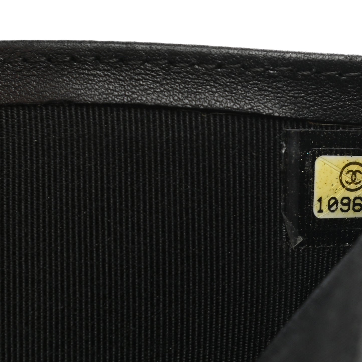 Lambskin Quilted Double Sided Wallet Black