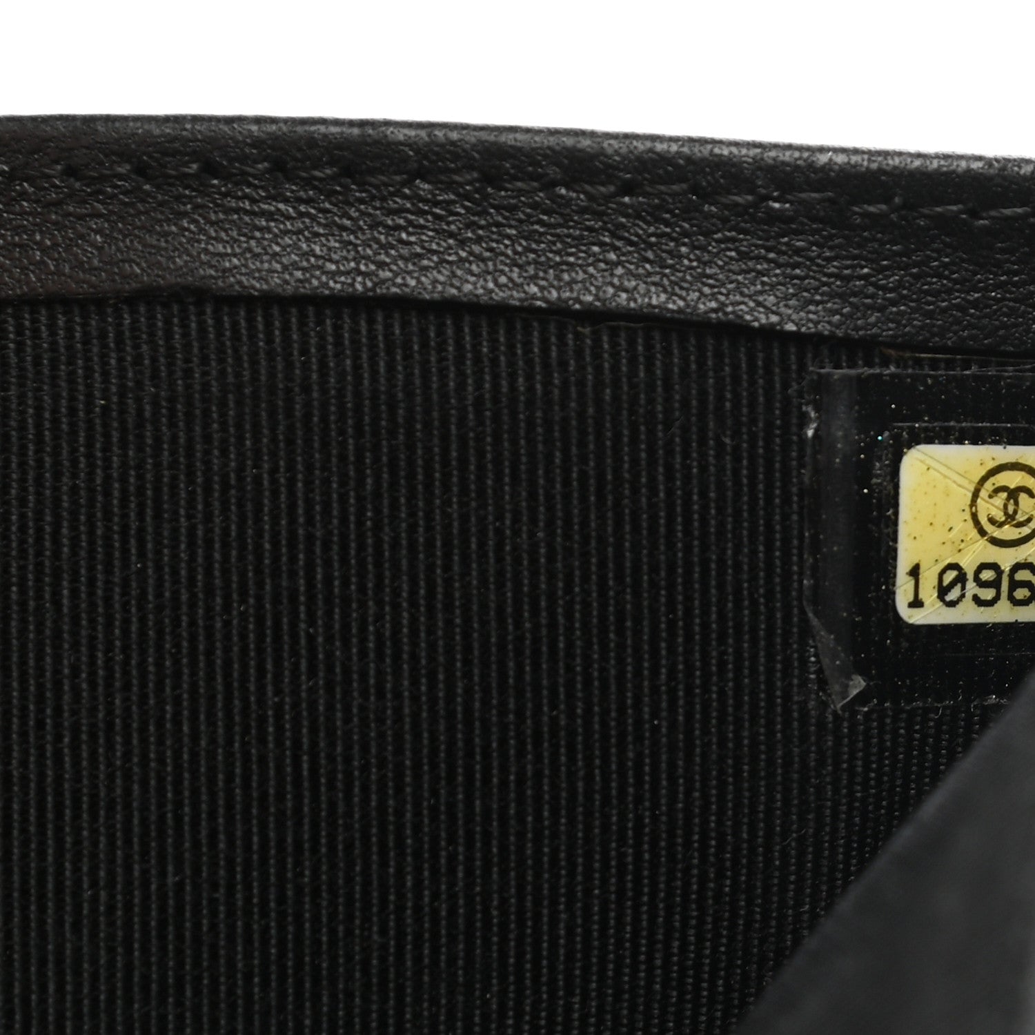 Chanel Lambskin Quilted Double Sided Wallet Black 8 of 10