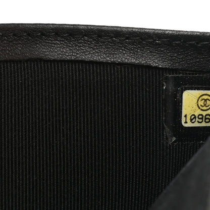 Chanel Lambskin Quilted Double Sided Wallet Black 8 of 10
