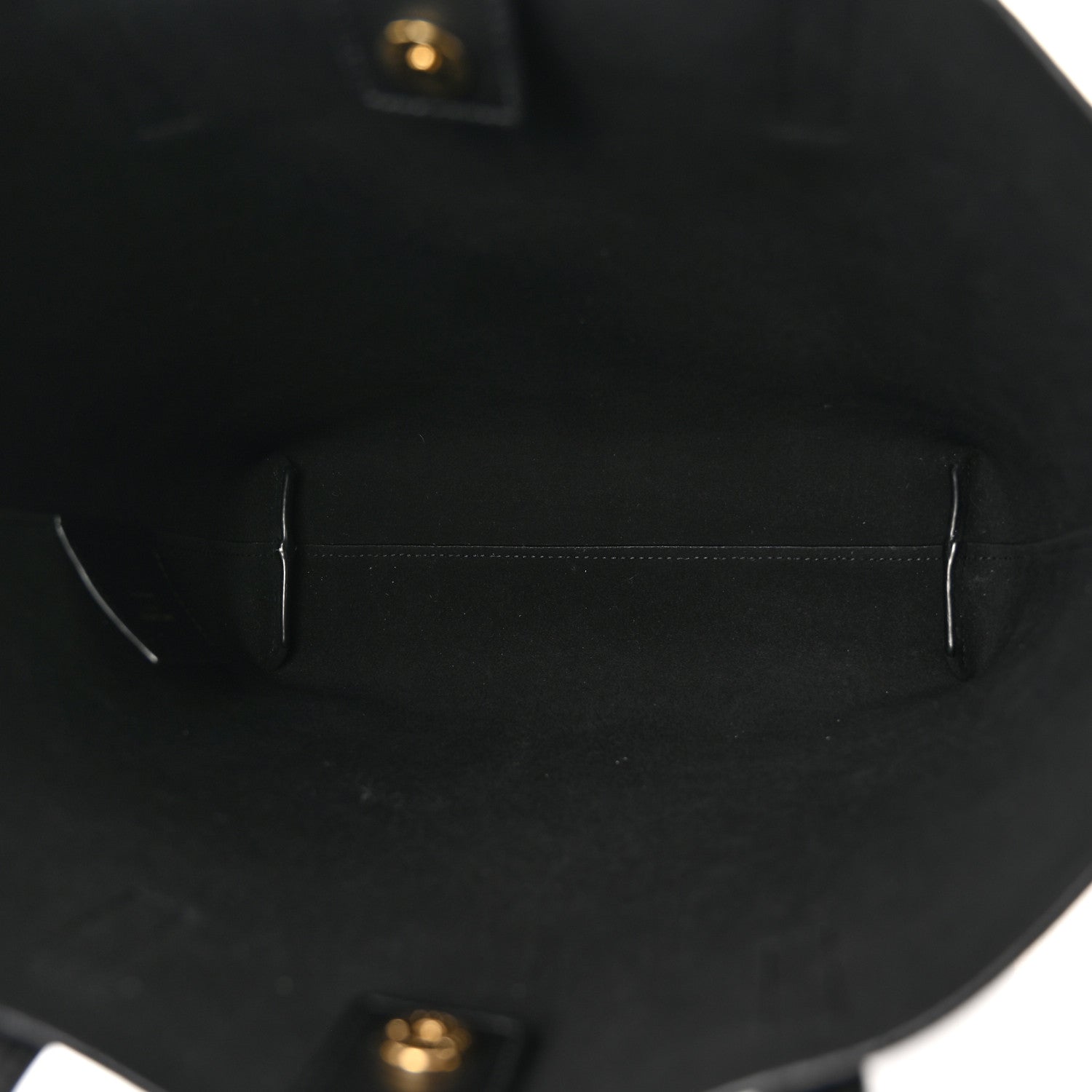 Saint Laurent Calfskin Toy Shopping Tote Black 5 of 9