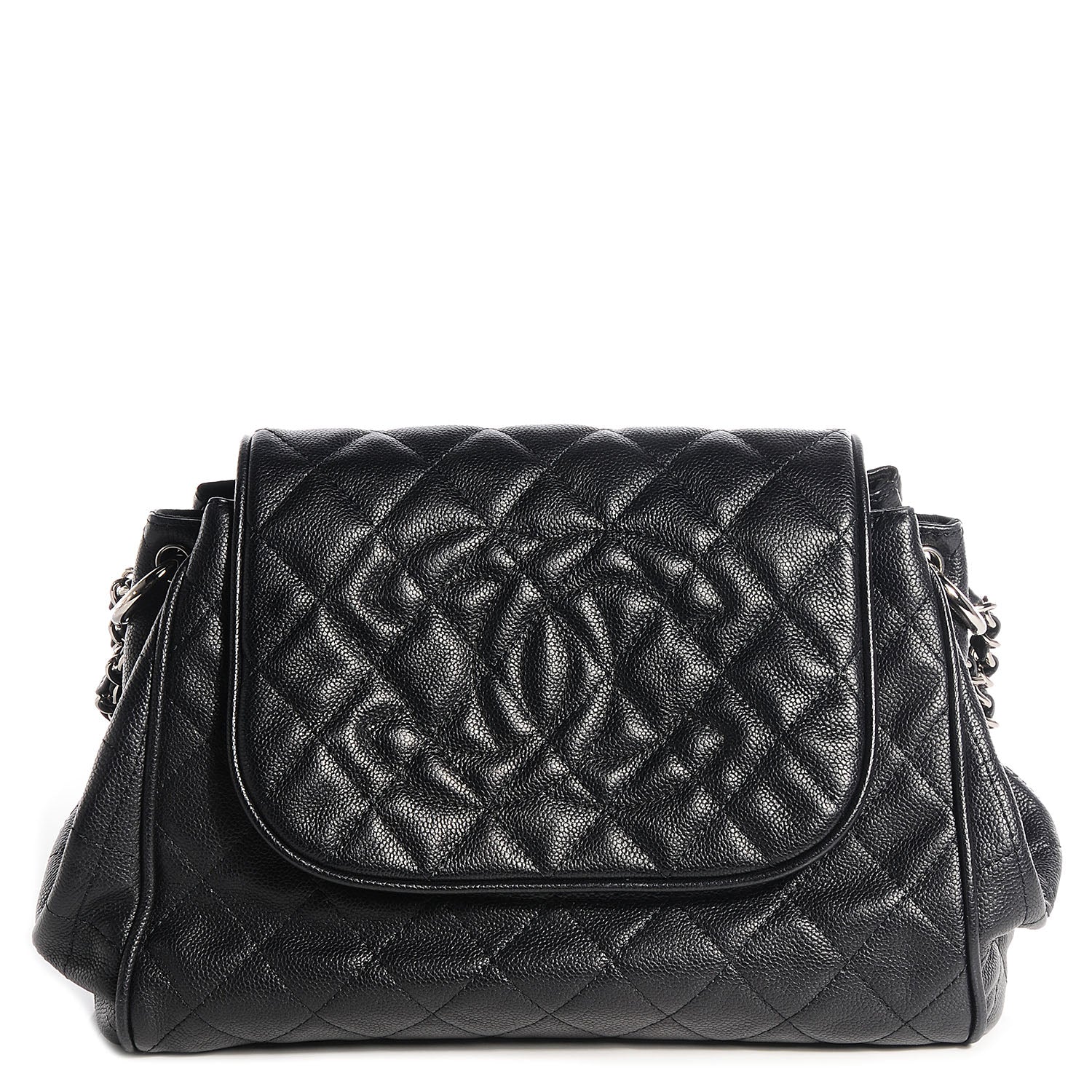 Chanel Caviar Quilted Timeless Accordion Flap Black 1 of 7