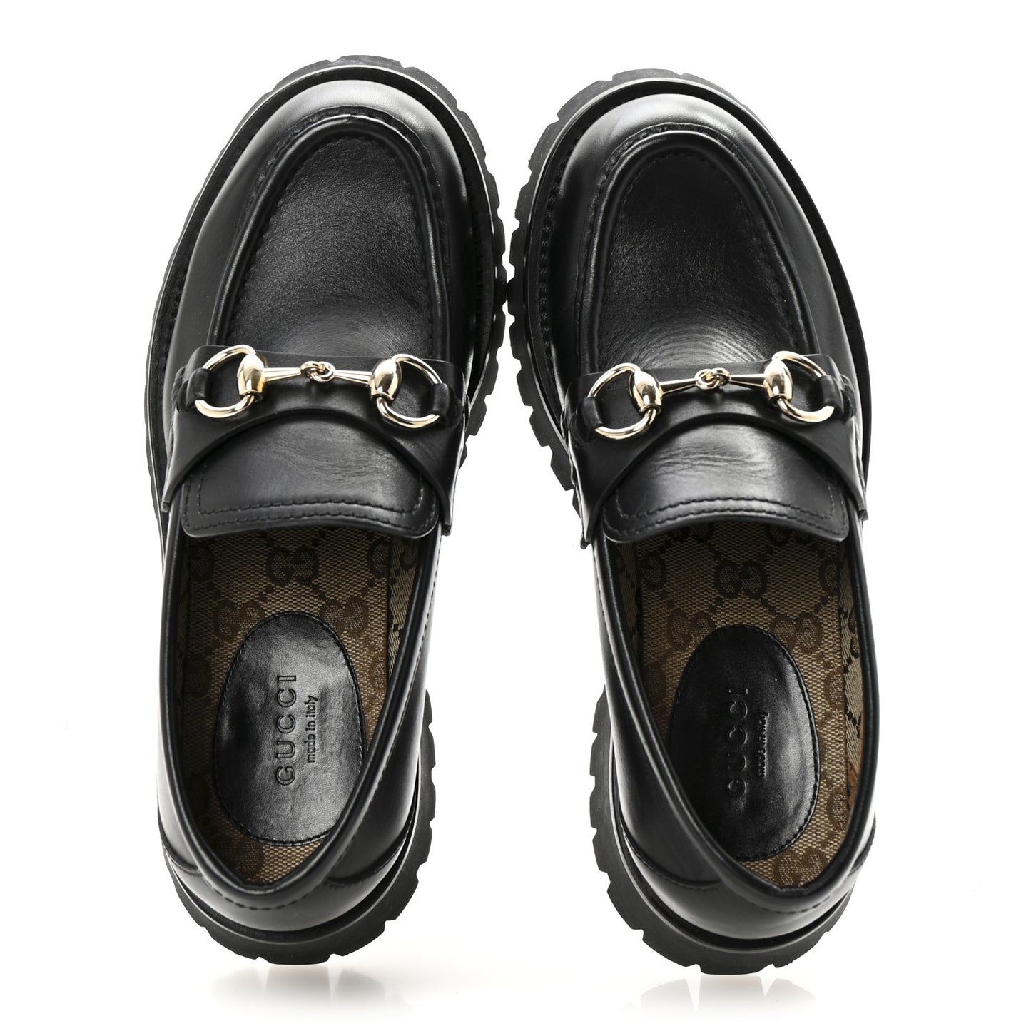 Betis Glamour Calfskin Womens Horsebit Loafers 36.5 Black