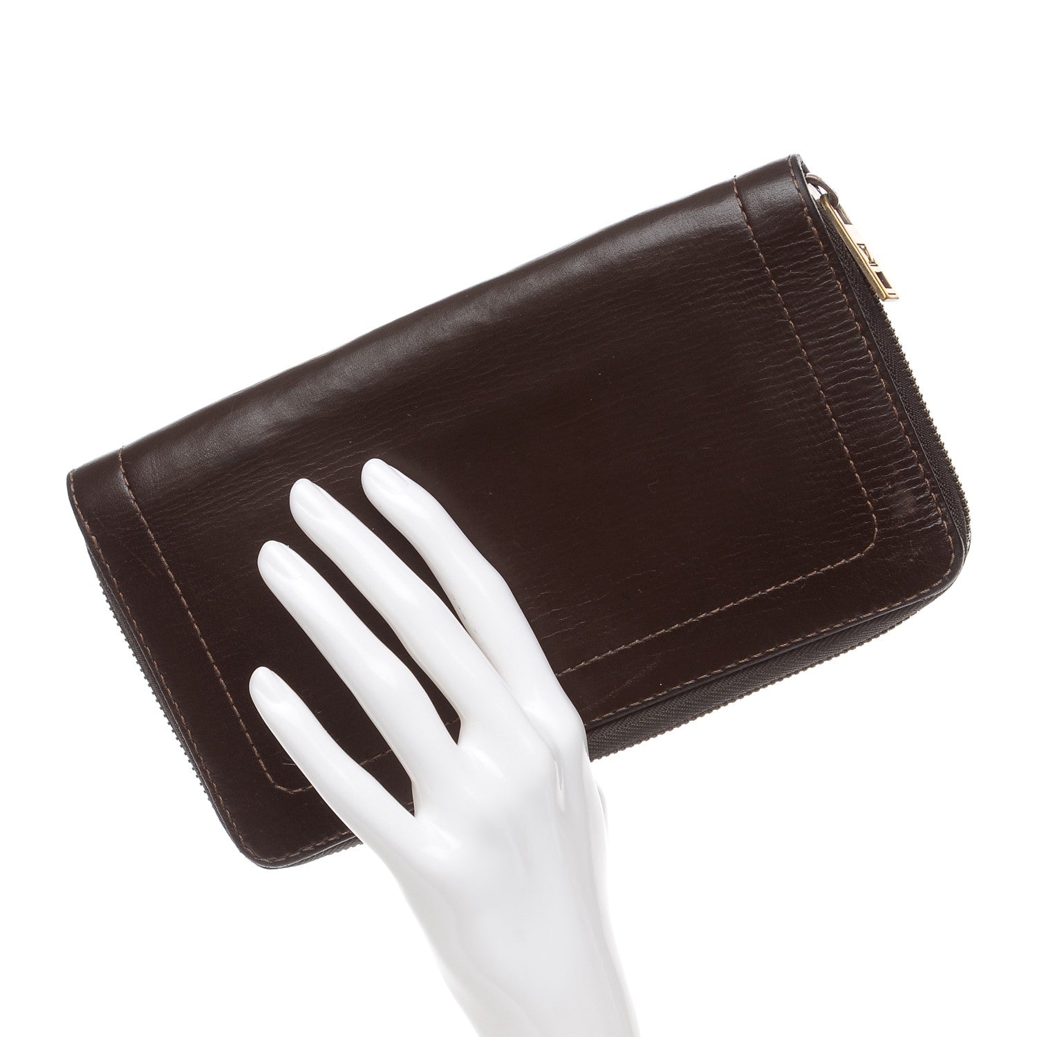 Louis Vuitton Utah Zippy Organizer Wallet Coffee 2 of 8