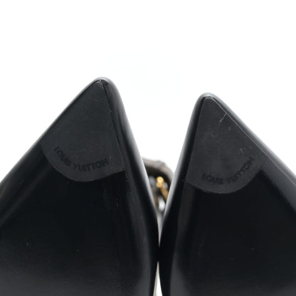 Louis Vuitton Calfskin Patent Monogram Matchmake Low Boots 39.5 6 of 7