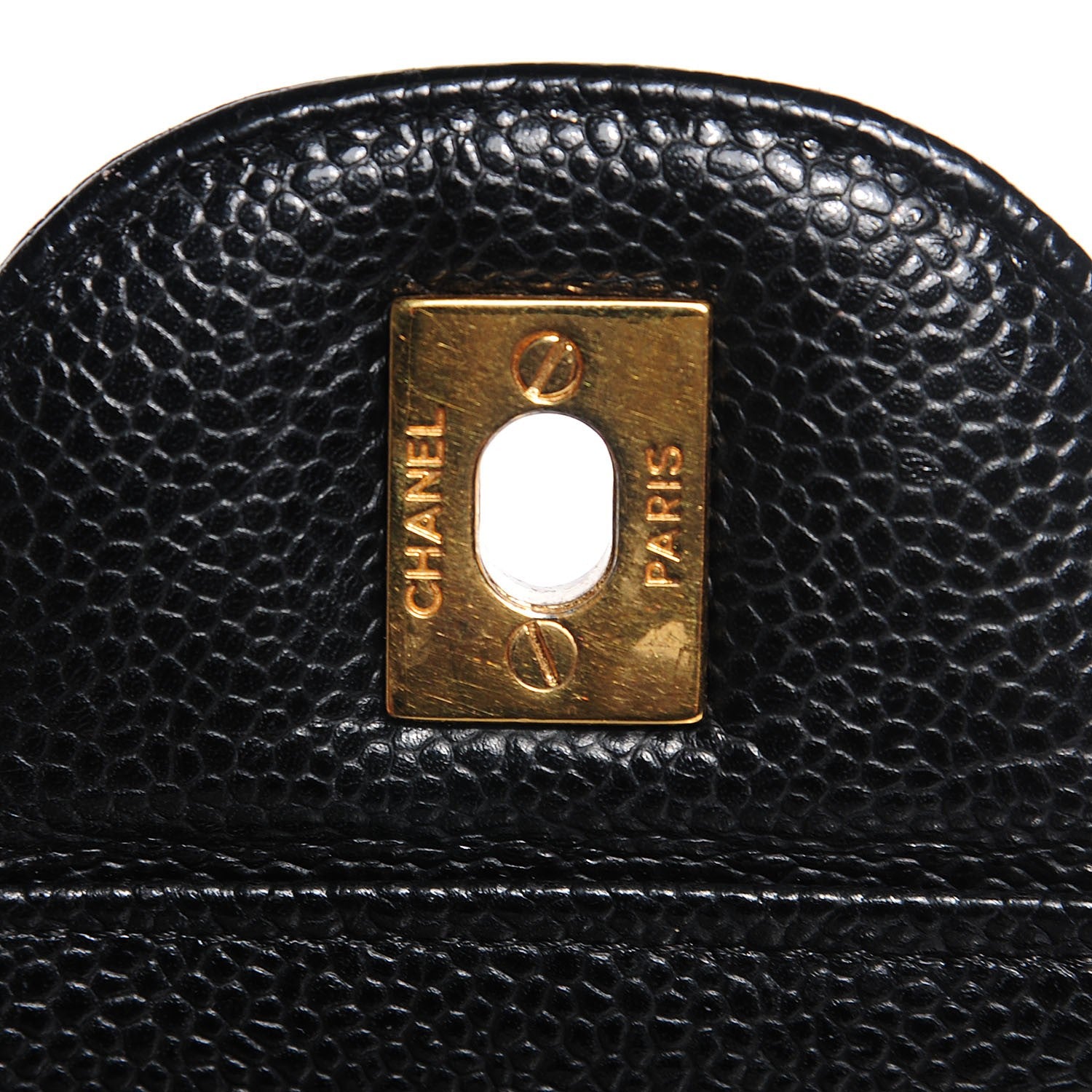 Chanel Caviar Quilted Jumbo Single Flap Black 6 of 10