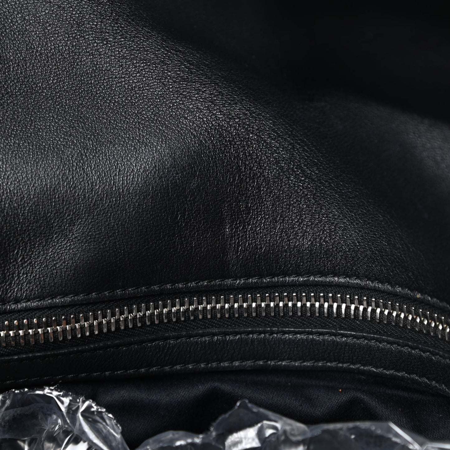 Nappa Matelasse Crystal Flap Clutch Black