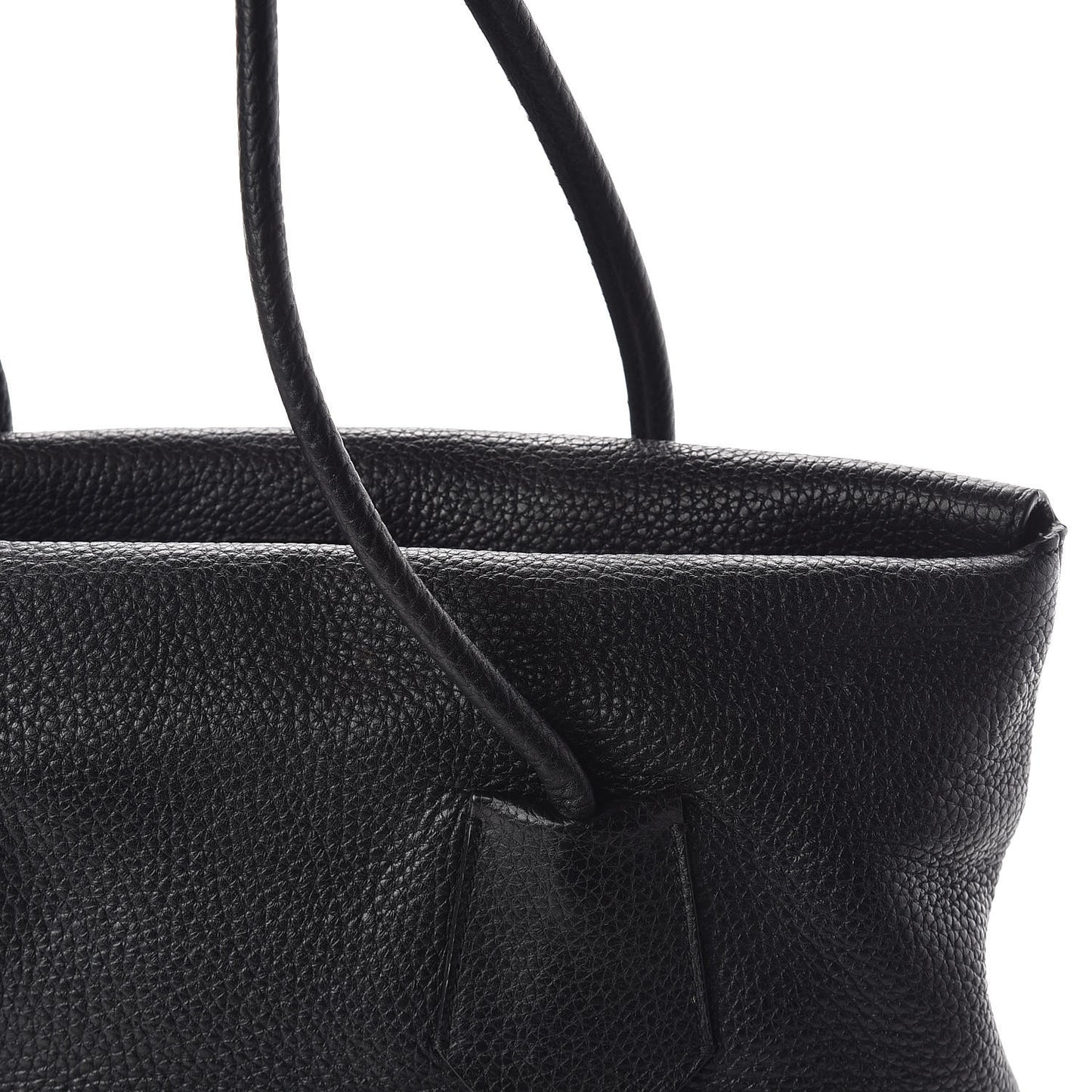 London Grainy Calfskin Medium Baynard Tote Black
