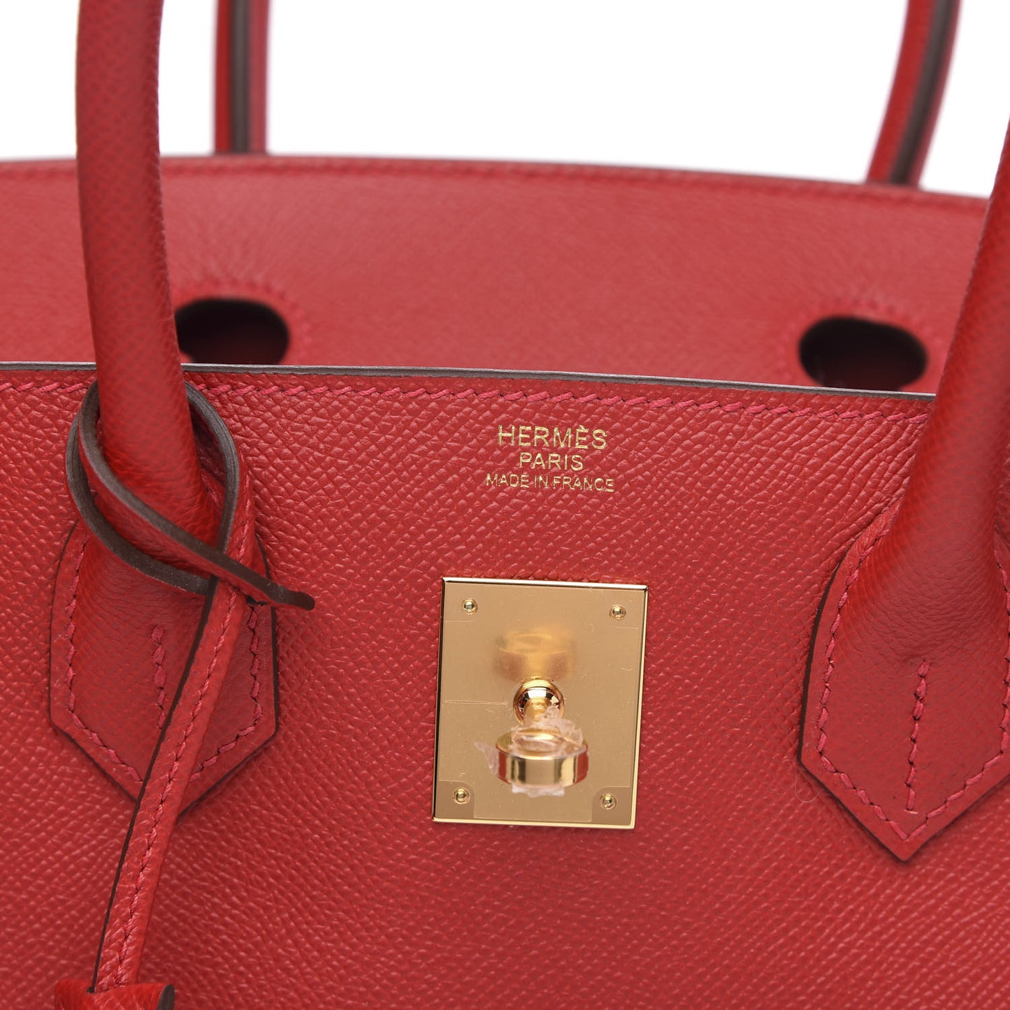 Epsom Birkin 30 Rouge Casaque