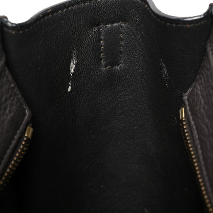 Celine Drummed Calfskin Nano Luggage Black 10 of 11