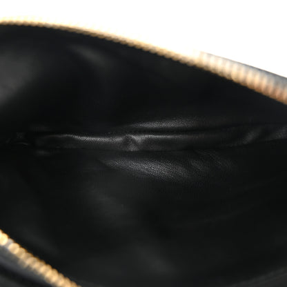 Valentino Garavani Grainy Calfskin VLogo Double Zip Camera Crossbody Bag Black 6 of 12