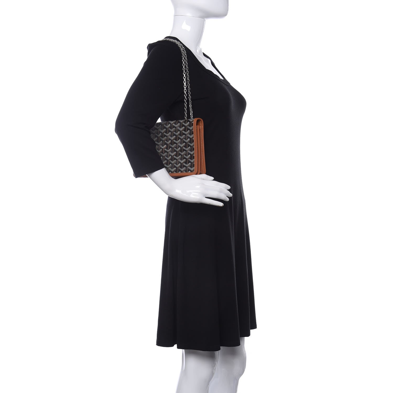 Goyard Goyardine Alexandre III Bag Black Gold 2 of 10