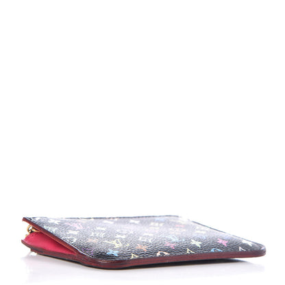 Louis Vuitton Monogram Multicolor Key Pouch Black Grenade 4 of 7