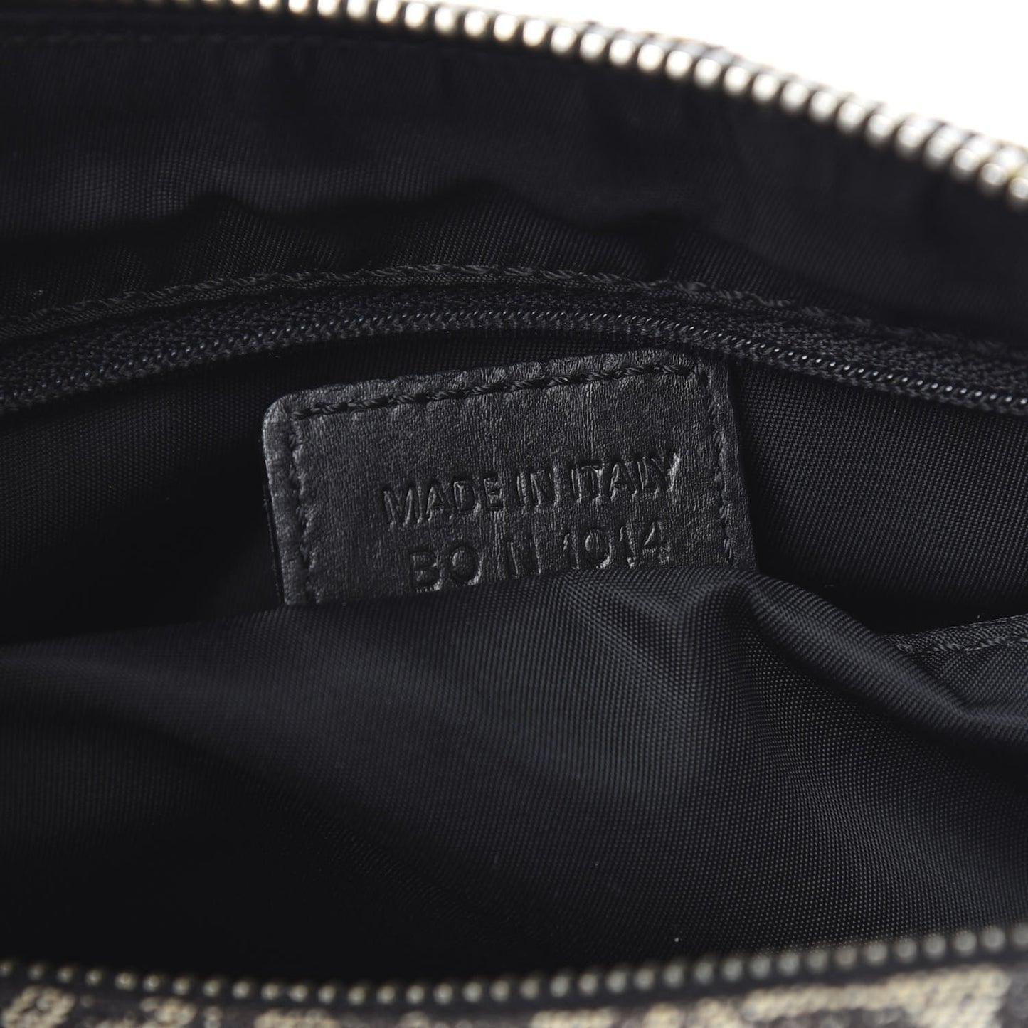 Denim Monogram Charms Shoulder Bag Blue