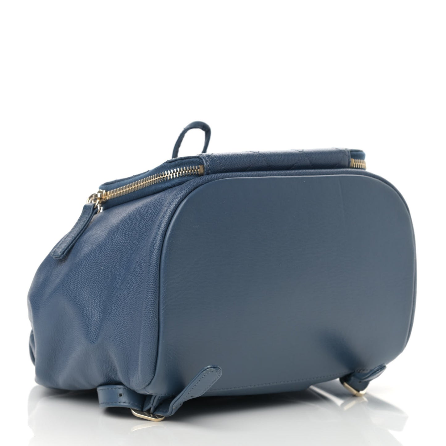 Caviar Quilted Business Affinity Backpack Blue
