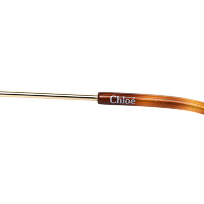 Chloe Oversized Round Novelty Sunglasses CH0036S Gold Havana 5 of 8