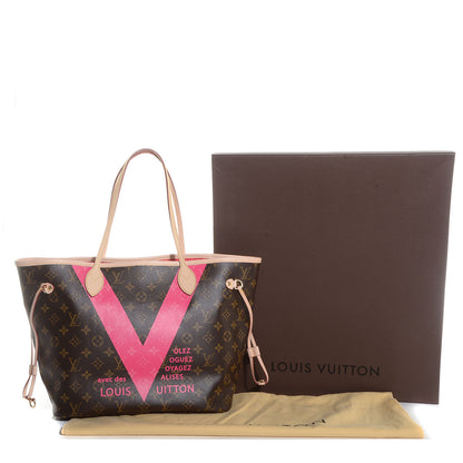 Louis Vuitton Monogram V Neverfull MM Grenade 4 of 8