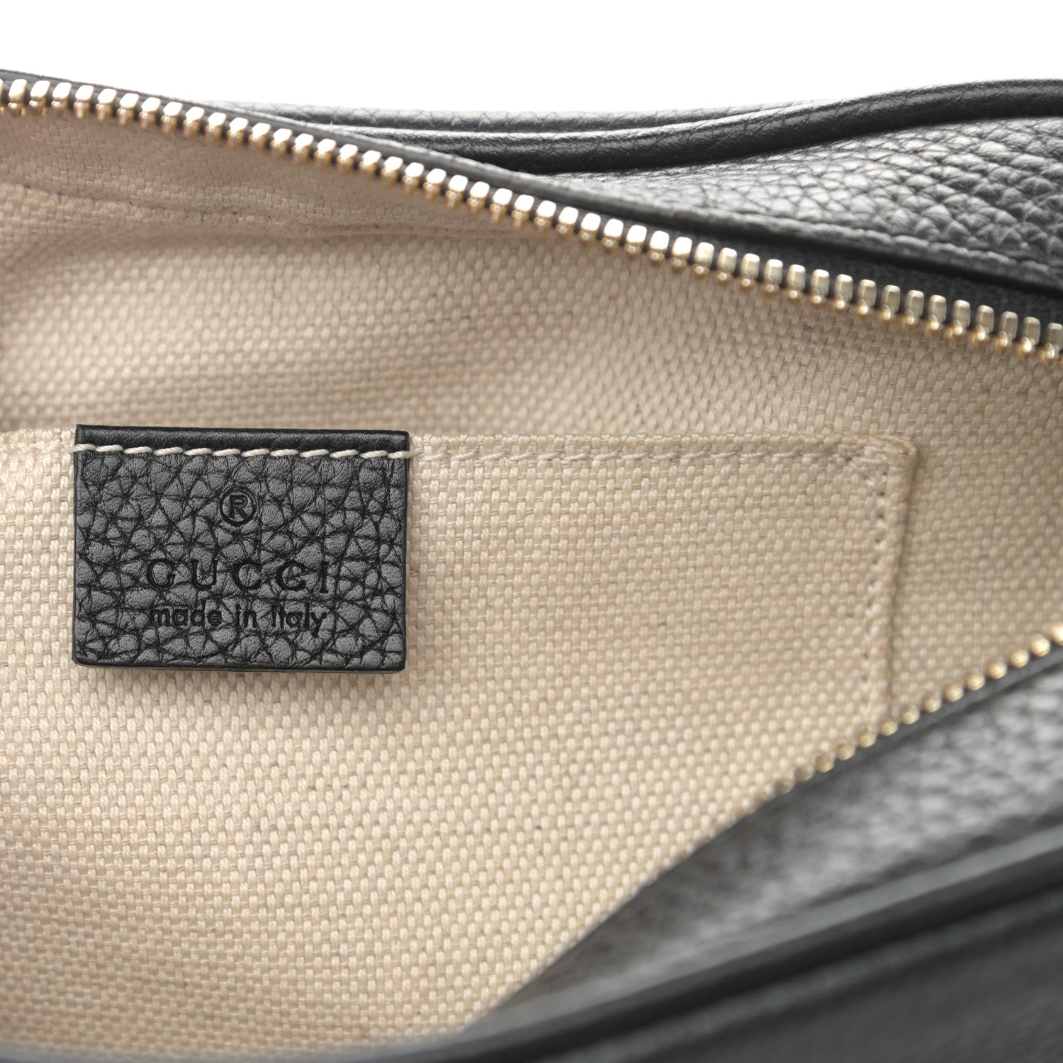 Gucci Pebbled Calfskin Small Soho Disco Bag Black 6 of 10