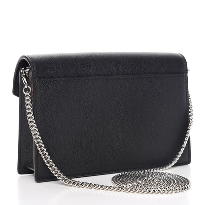 Louis Vuitton Soft Calfskin My Lockme Chain Pochette Black 3 of 9