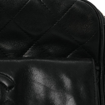 Chanel Lambskin Quilted Tassel Camera Case Black 8 of 14