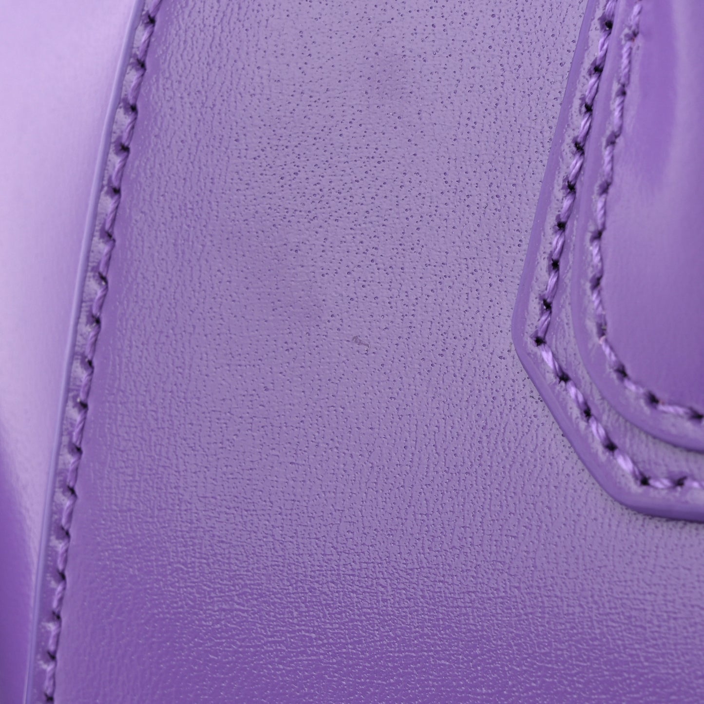 Box Calfskin Mini Antigona Purple Dahlia